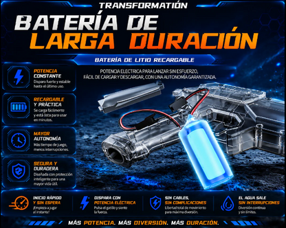 AquaBlast – Pistola de Agua Eléctrica | Potencia Máxima para el Verano